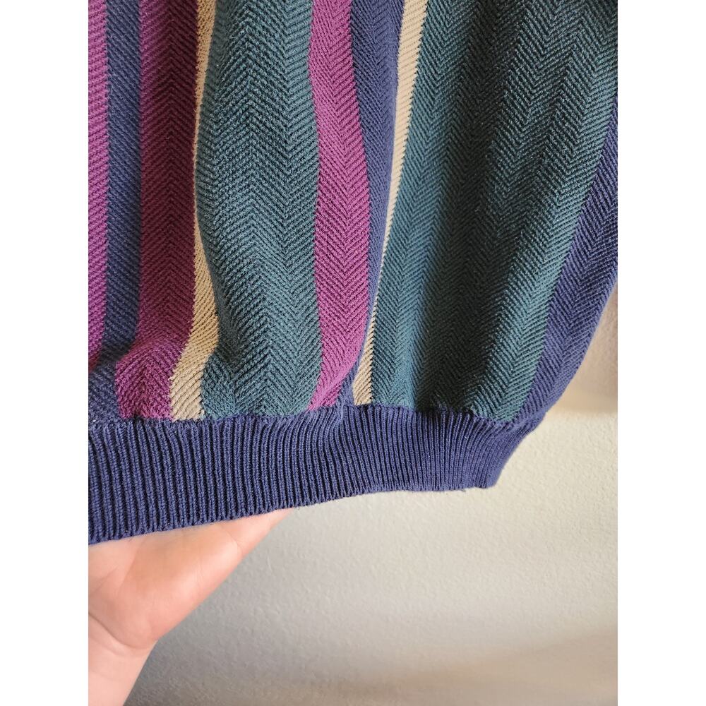 Y2k Men's Gear Retro Knit Sweater Lg - Picture 5 of 8